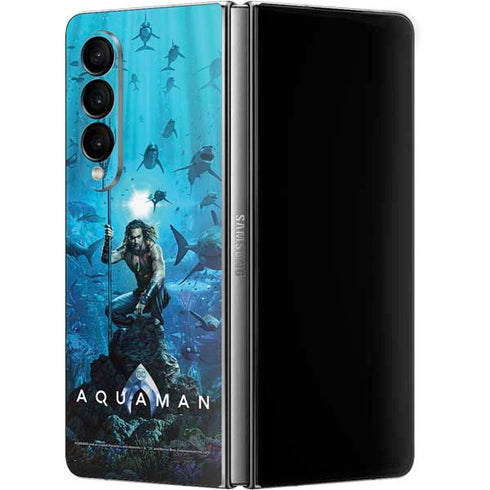 DC Comics DC Comics Movie Poster Main Galaxy Z Fold4 5G Skin